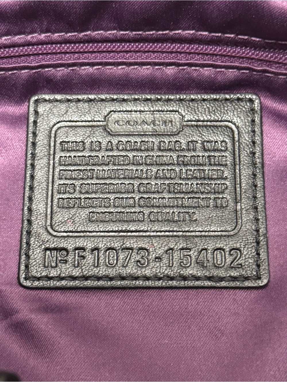 Coach Mia Op Art Signature Carryall Bag/Tote - Picture 12 of 12